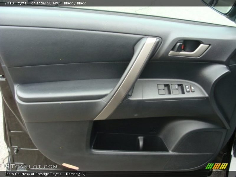 Black / Black 2010 Toyota Highlander SE 4WD