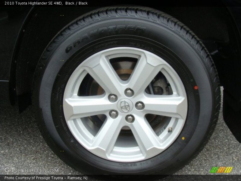 Black / Black 2010 Toyota Highlander SE 4WD