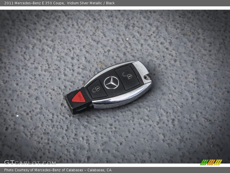 Iridium Silver Metallic / Black 2011 Mercedes-Benz E 350 Coupe