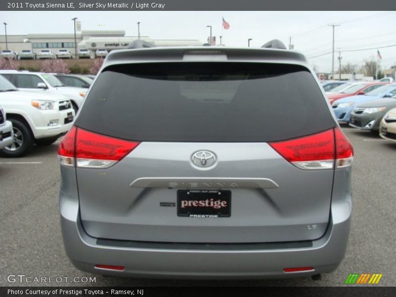 Silver Sky Metallic / Light Gray 2011 Toyota Sienna LE