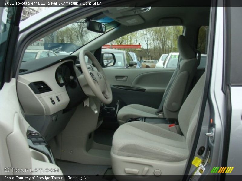 Silver Sky Metallic / Light Gray 2011 Toyota Sienna LE