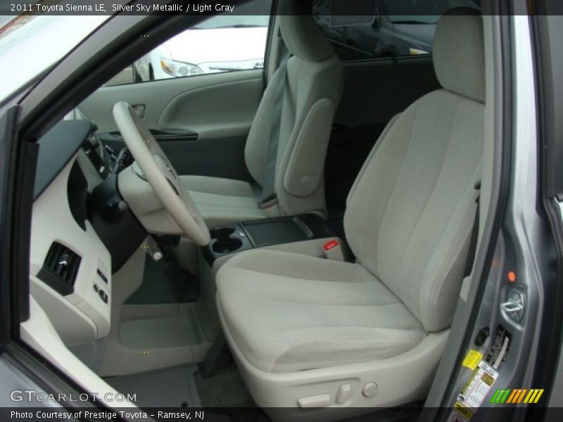 Silver Sky Metallic / Light Gray 2011 Toyota Sienna LE