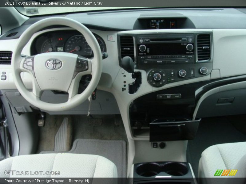 Silver Sky Metallic / Light Gray 2011 Toyota Sienna LE