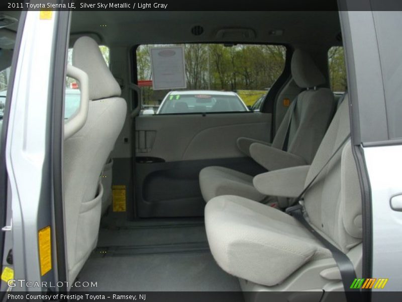 Silver Sky Metallic / Light Gray 2011 Toyota Sienna LE