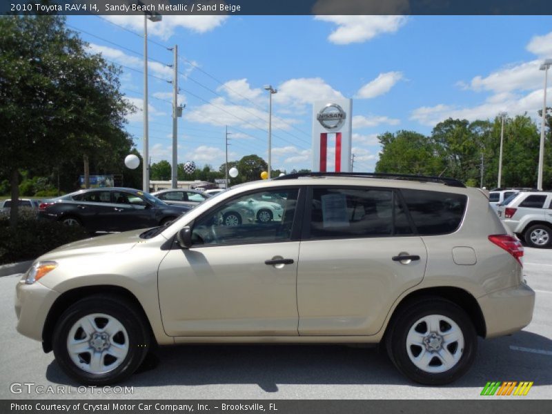 Sandy Beach Metallic / Sand Beige 2010 Toyota RAV4 I4