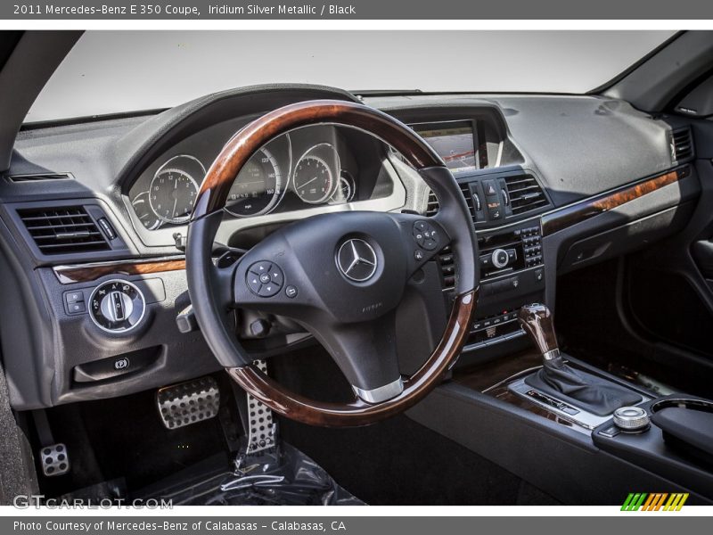 Iridium Silver Metallic / Black 2011 Mercedes-Benz E 350 Coupe