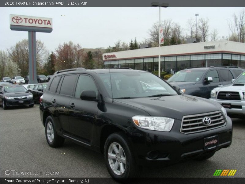 Black / Ash 2010 Toyota Highlander V6 4WD