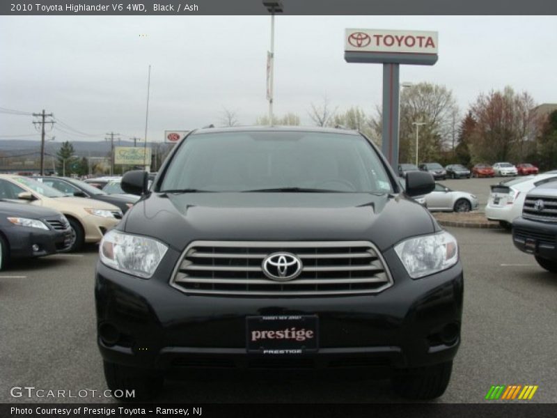 Black / Ash 2010 Toyota Highlander V6 4WD