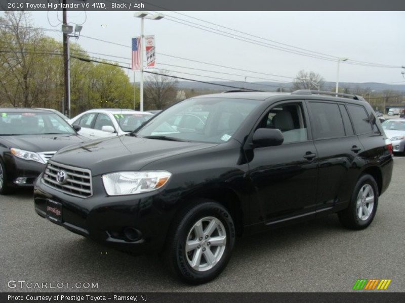 Black / Ash 2010 Toyota Highlander V6 4WD
