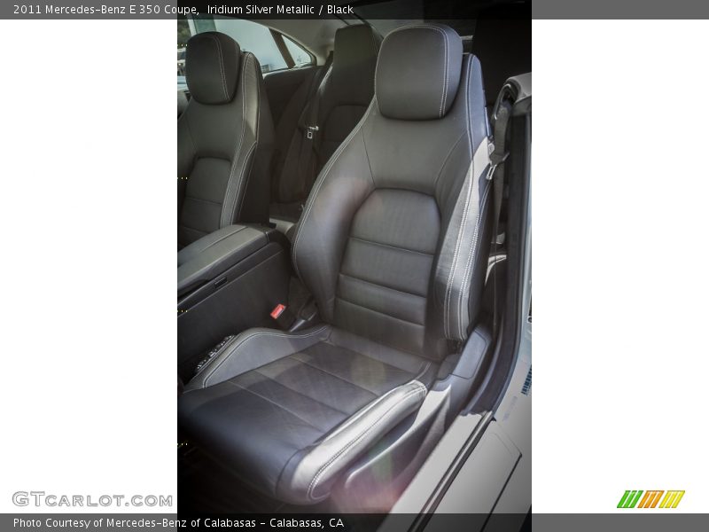 Iridium Silver Metallic / Black 2011 Mercedes-Benz E 350 Coupe