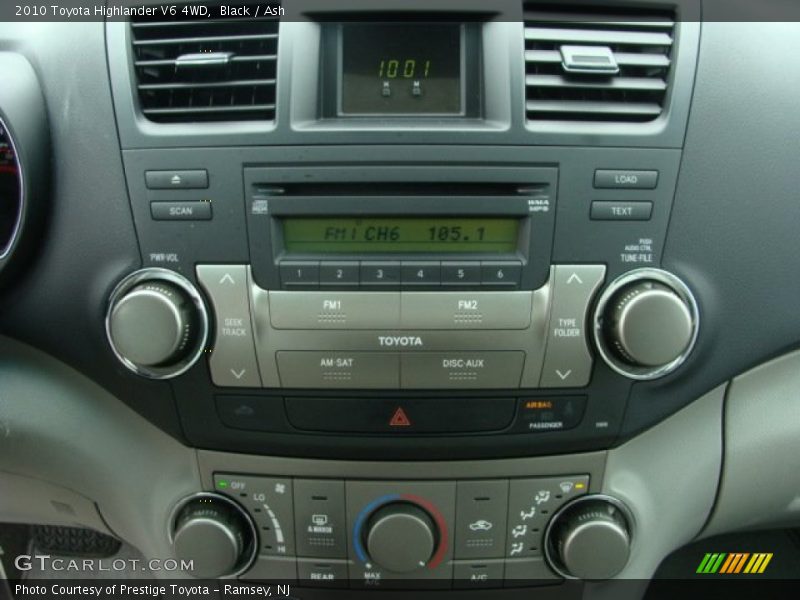 Black / Ash 2010 Toyota Highlander V6 4WD