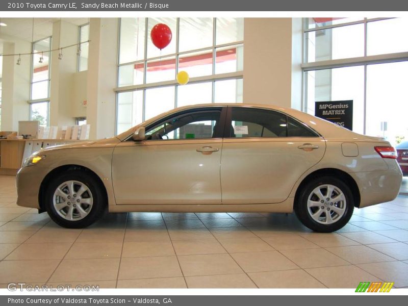 Sandy Beach Metallic / Bisque 2010 Toyota Camry LE