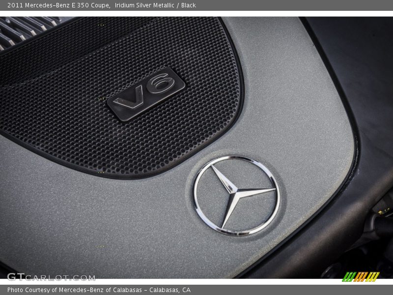 Iridium Silver Metallic / Black 2011 Mercedes-Benz E 350 Coupe