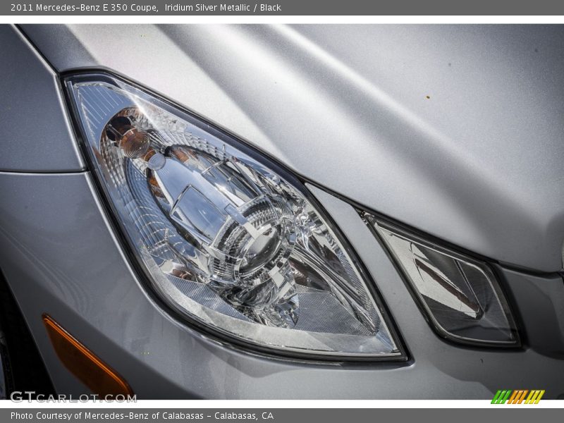 Iridium Silver Metallic / Black 2011 Mercedes-Benz E 350 Coupe