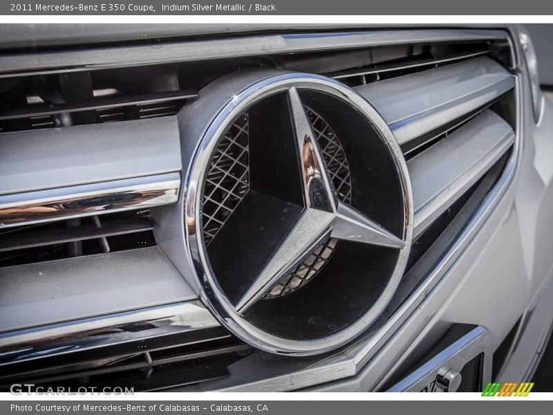 Iridium Silver Metallic / Black 2011 Mercedes-Benz E 350 Coupe