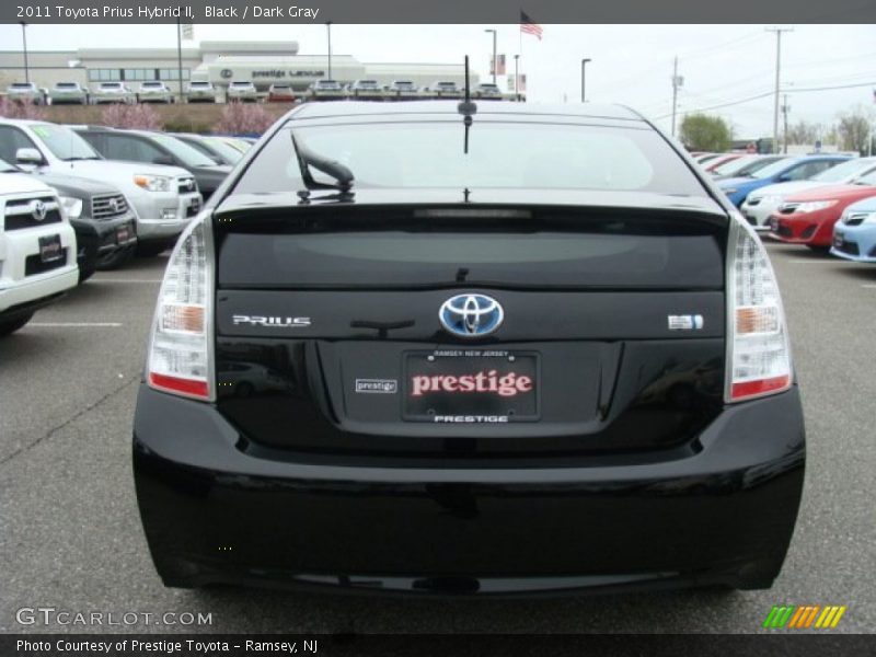 Black / Dark Gray 2011 Toyota Prius Hybrid II