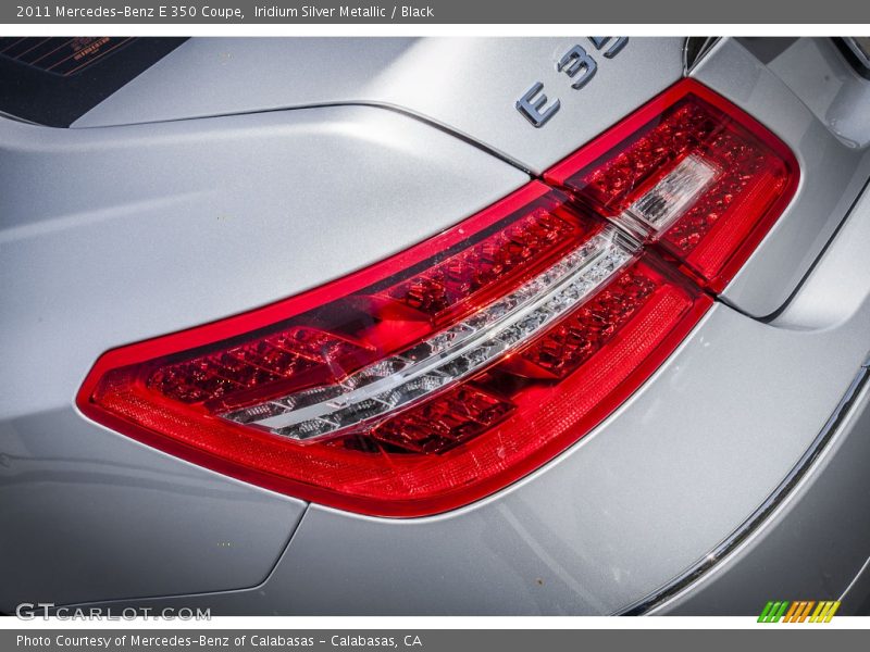 Iridium Silver Metallic / Black 2011 Mercedes-Benz E 350 Coupe