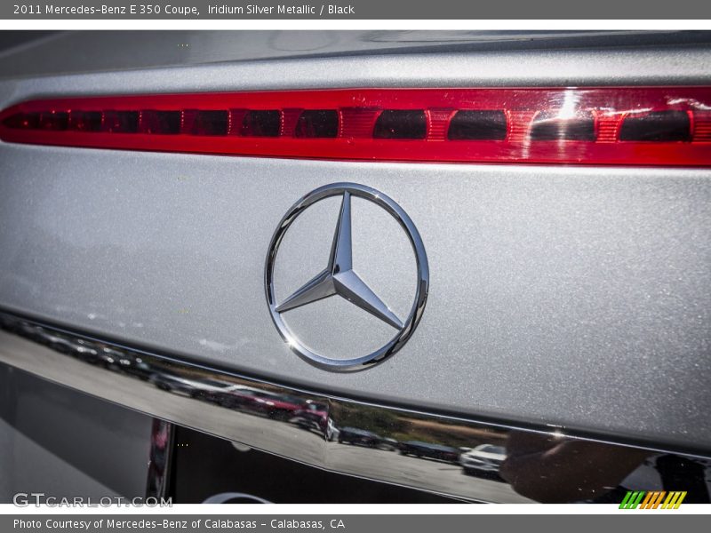 Iridium Silver Metallic / Black 2011 Mercedes-Benz E 350 Coupe