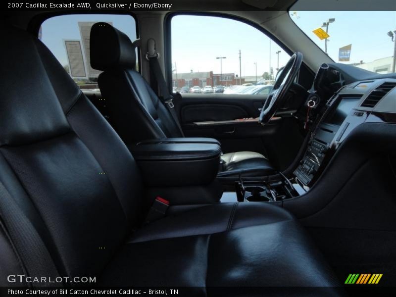 Quicksilver / Ebony/Ebony 2007 Cadillac Escalade AWD
