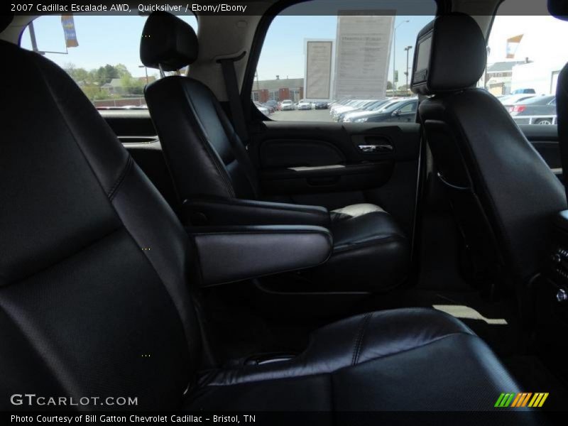 Quicksilver / Ebony/Ebony 2007 Cadillac Escalade AWD