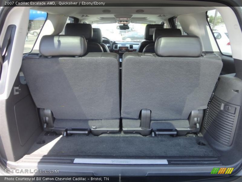 Quicksilver / Ebony/Ebony 2007 Cadillac Escalade AWD