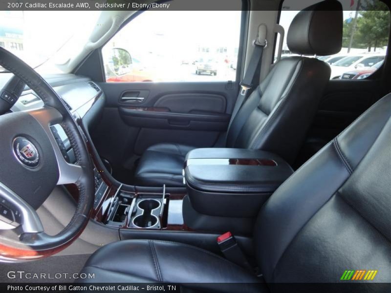 Quicksilver / Ebony/Ebony 2007 Cadillac Escalade AWD