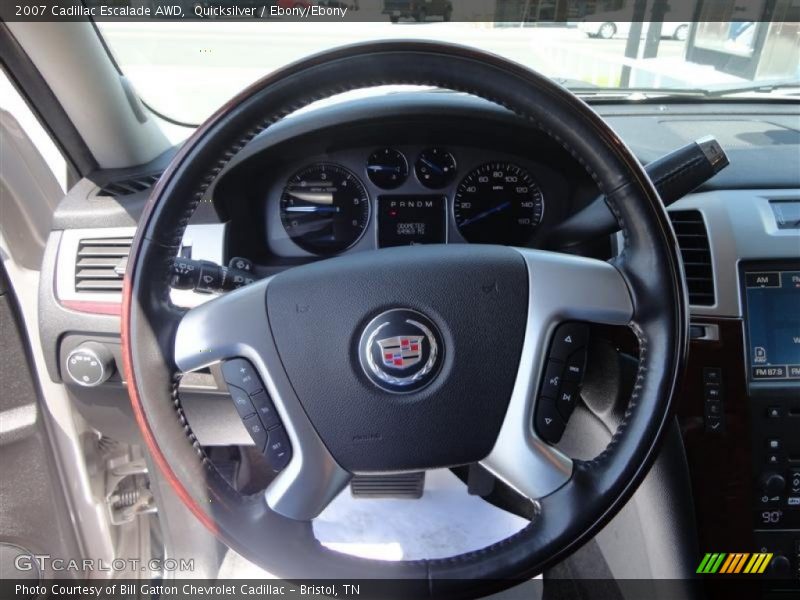 Quicksilver / Ebony/Ebony 2007 Cadillac Escalade AWD