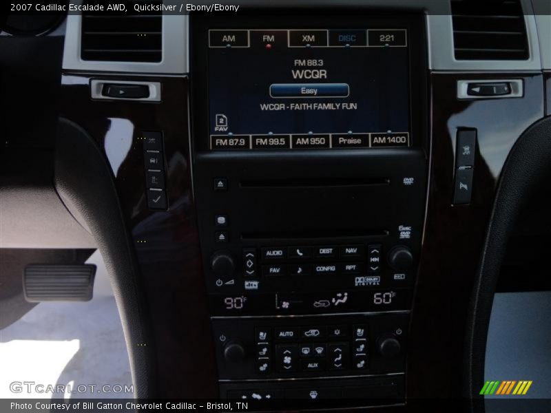 Quicksilver / Ebony/Ebony 2007 Cadillac Escalade AWD