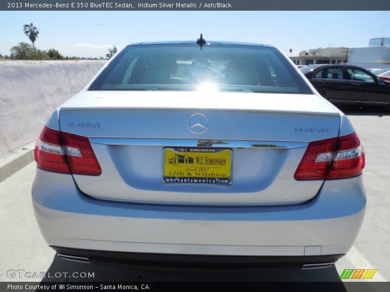 Iridium Silver Metallic / Ash/Black 2013 Mercedes-Benz E 350 BlueTEC Sedan