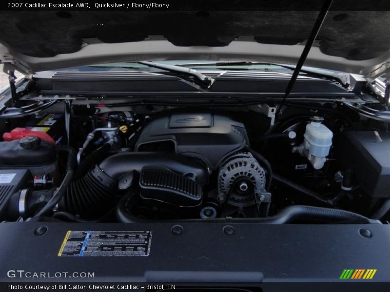 Quicksilver / Ebony/Ebony 2007 Cadillac Escalade AWD