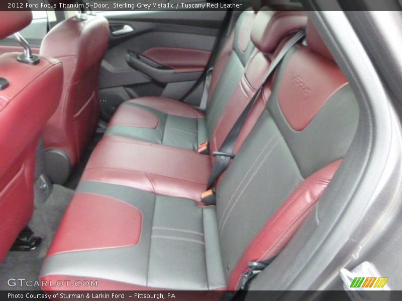 Rear Seat of 2012 Focus Titanium 5-Door