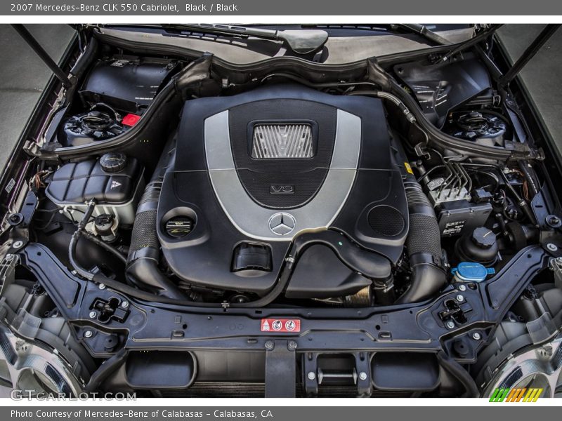  2007 CLK 550 Cabriolet Engine - 5.5 Liter DOHC 32-Valve VVT V8