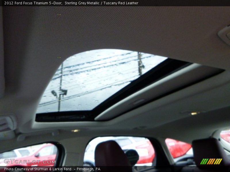 Sunroof of 2012 Focus Titanium 5-Door