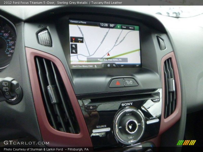 Navigation of 2012 Focus Titanium 5-Door