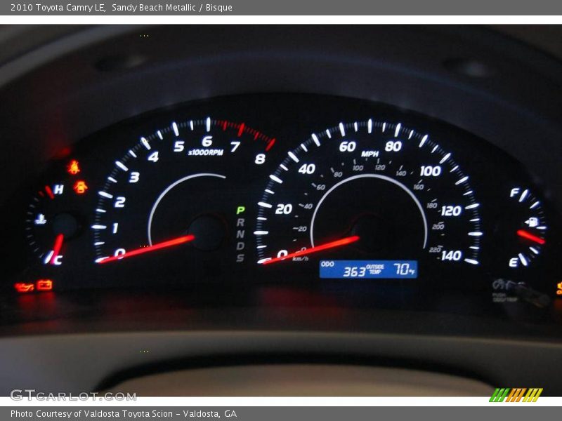 Sandy Beach Metallic / Bisque 2010 Toyota Camry LE