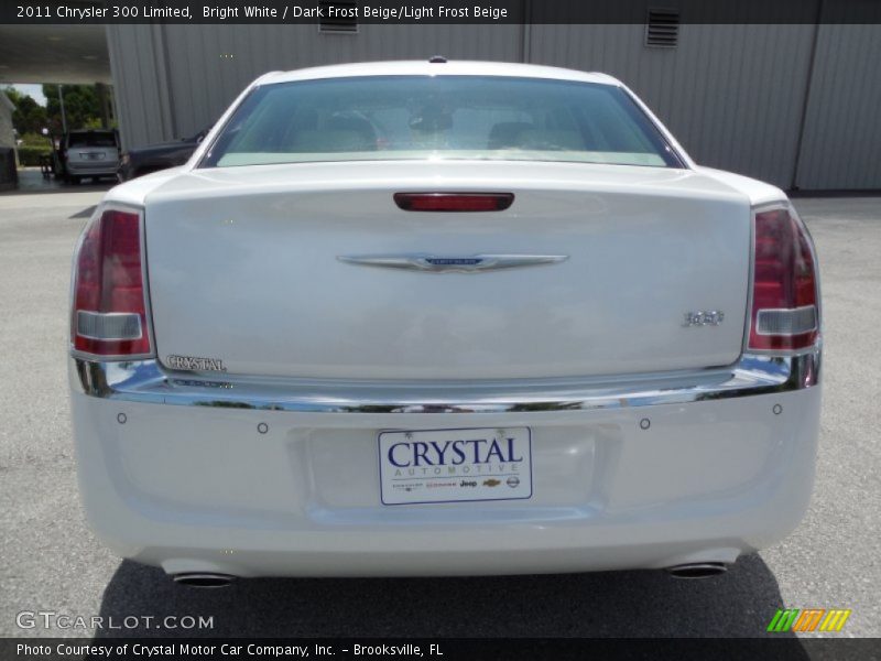 Bright White / Dark Frost Beige/Light Frost Beige 2011 Chrysler 300 Limited