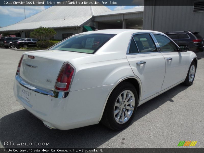 Bright White / Dark Frost Beige/Light Frost Beige 2011 Chrysler 300 Limited