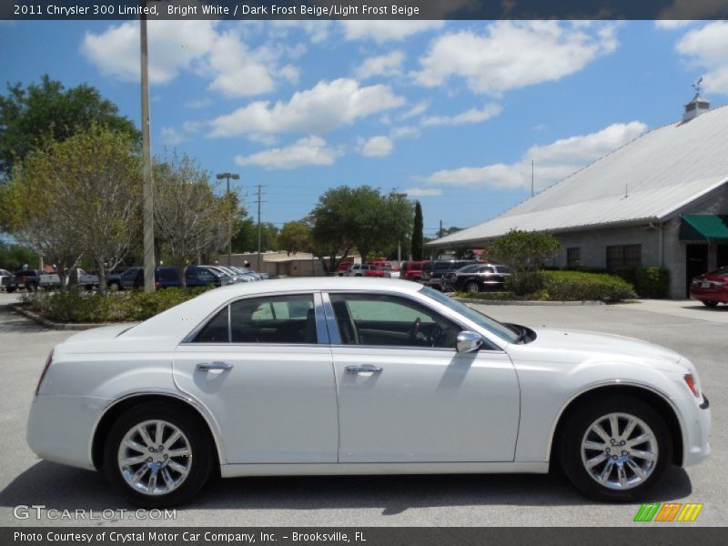 Bright White / Dark Frost Beige/Light Frost Beige 2011 Chrysler 300 Limited