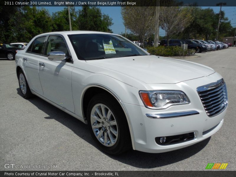 Bright White / Dark Frost Beige/Light Frost Beige 2011 Chrysler 300 Limited