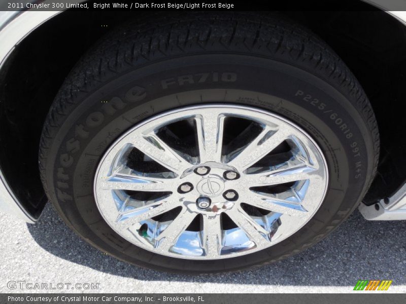 Bright White / Dark Frost Beige/Light Frost Beige 2011 Chrysler 300 Limited