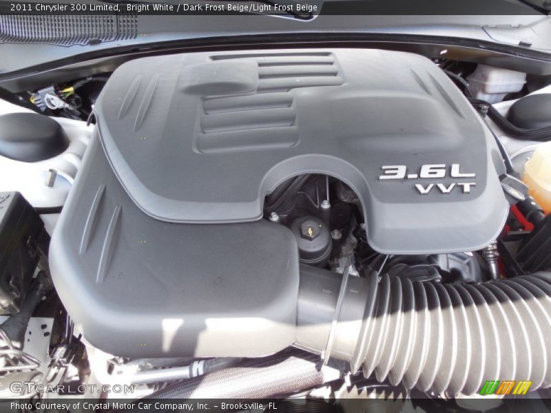 Bright White / Dark Frost Beige/Light Frost Beige 2011 Chrysler 300 Limited