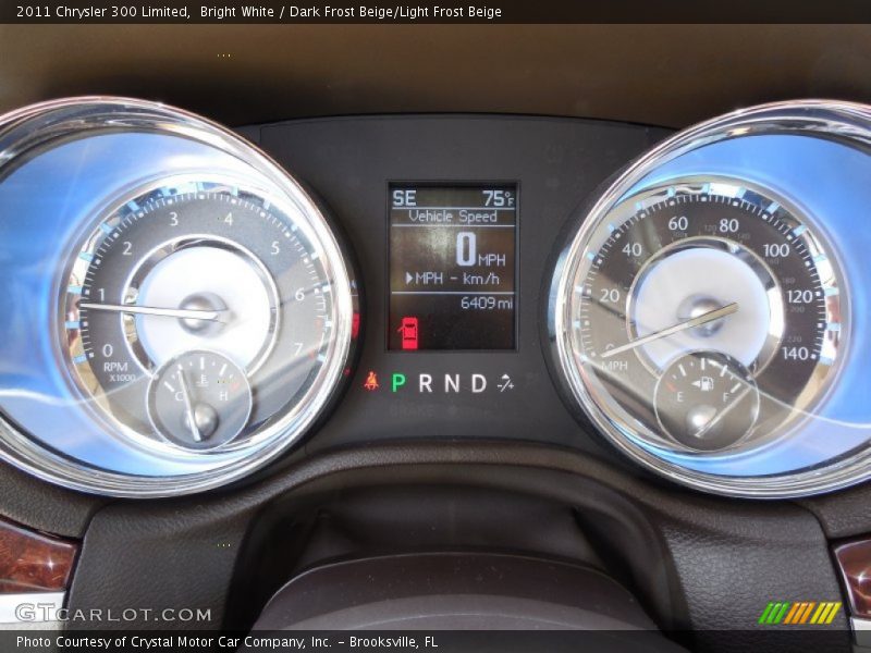 Bright White / Dark Frost Beige/Light Frost Beige 2011 Chrysler 300 Limited