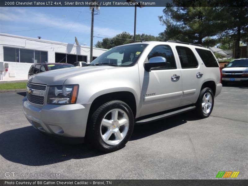 Silver Birch Metallic / Light Titanium/Dark Titanium 2008 Chevrolet Tahoe LTZ 4x4