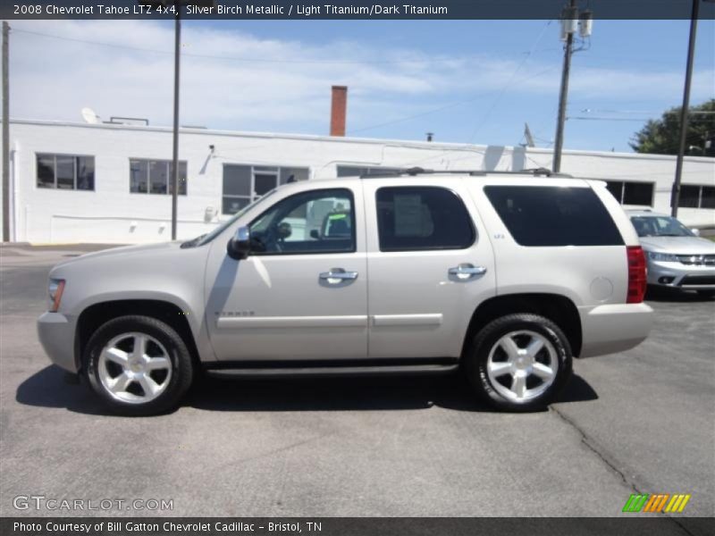 Silver Birch Metallic / Light Titanium/Dark Titanium 2008 Chevrolet Tahoe LTZ 4x4