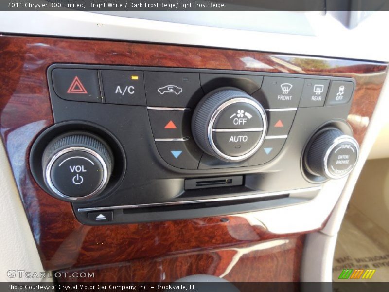 Bright White / Dark Frost Beige/Light Frost Beige 2011 Chrysler 300 Limited