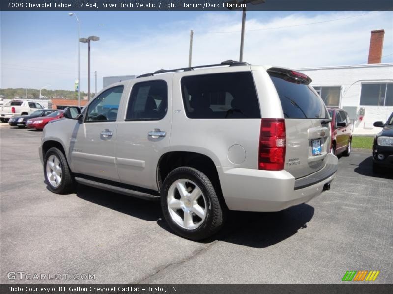 Silver Birch Metallic / Light Titanium/Dark Titanium 2008 Chevrolet Tahoe LTZ 4x4