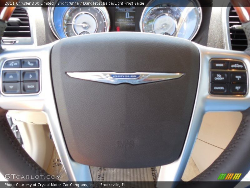 Bright White / Dark Frost Beige/Light Frost Beige 2011 Chrysler 300 Limited