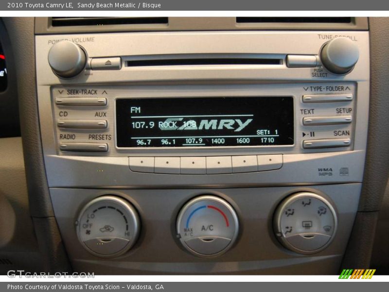 Sandy Beach Metallic / Bisque 2010 Toyota Camry LE