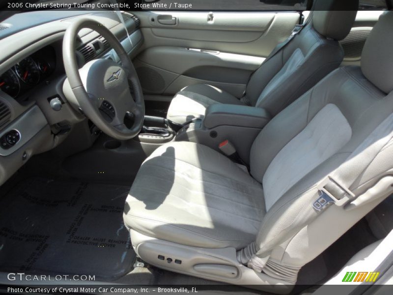  2006 Sebring Touring Convertible Taupe Interior