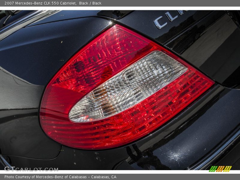 Black / Black 2007 Mercedes-Benz CLK 550 Cabriolet